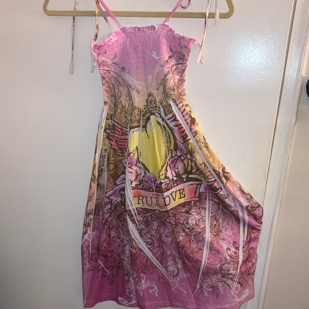 Stylish Pink and Brown Kids Casual Dress